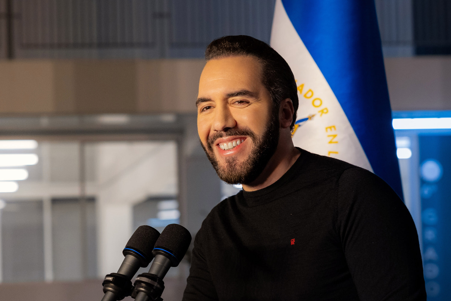 Retrato de Bukele